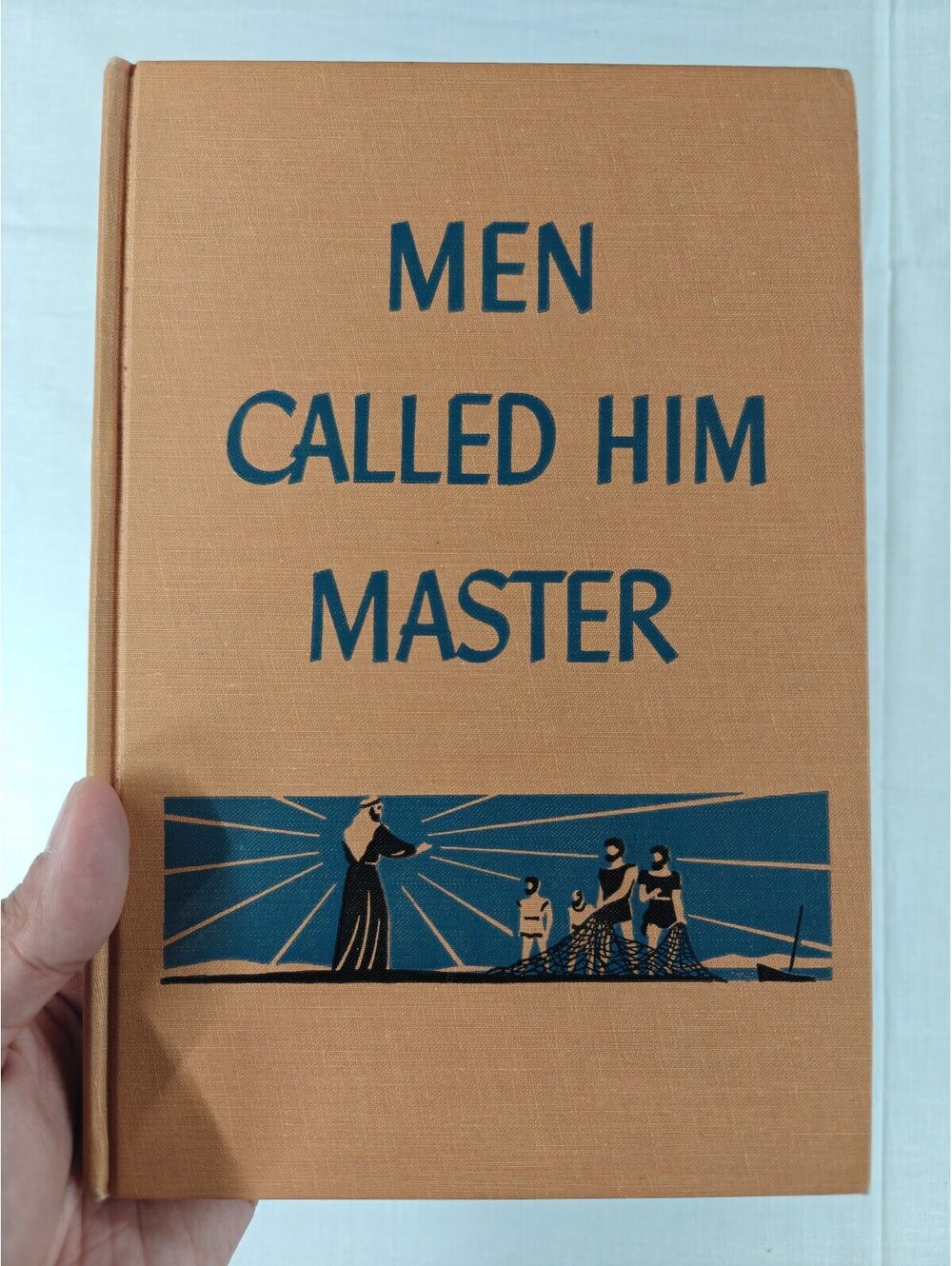 1948 Men Called Him Master W.L. Jenkins Vintage Christian Jesus Hardcover Map